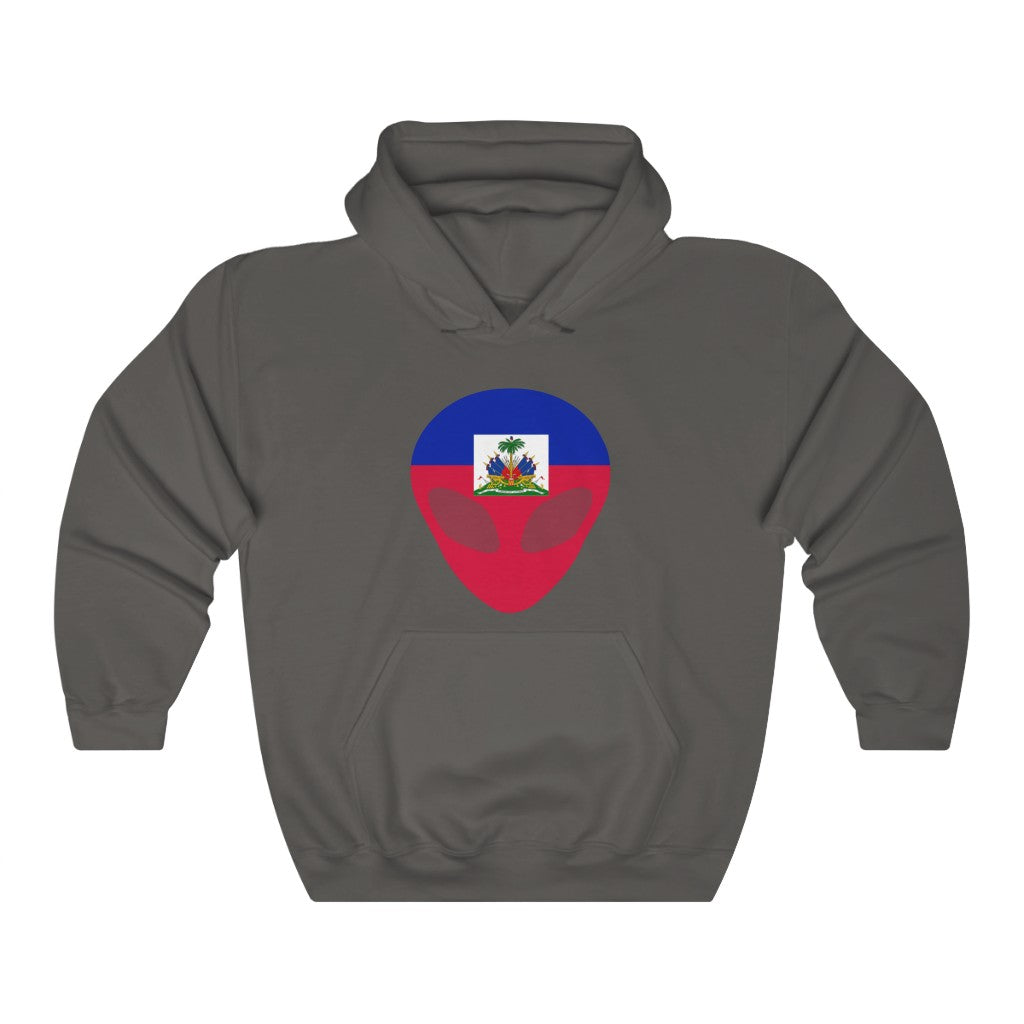 Haiti Alien Flag Hoodie Sweatshirt - Unisex