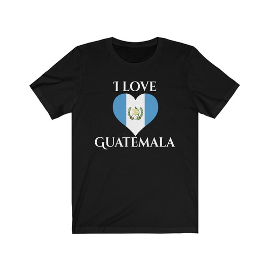 Guatemala Heart Flag Premium Tee 2 - Unisex