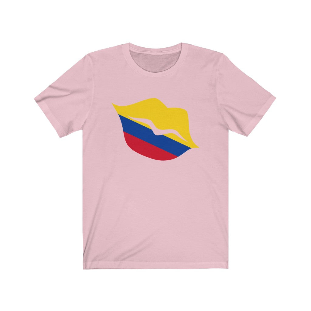 Colombia Lips Flag Premium Tee - Unisex