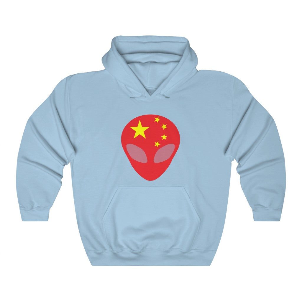 China Alien Flag Hoodie Sweatshirt - Unisex