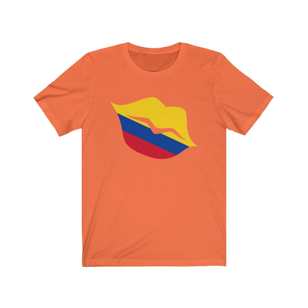 Colombia Lips Flag Premium Tee - Unisex