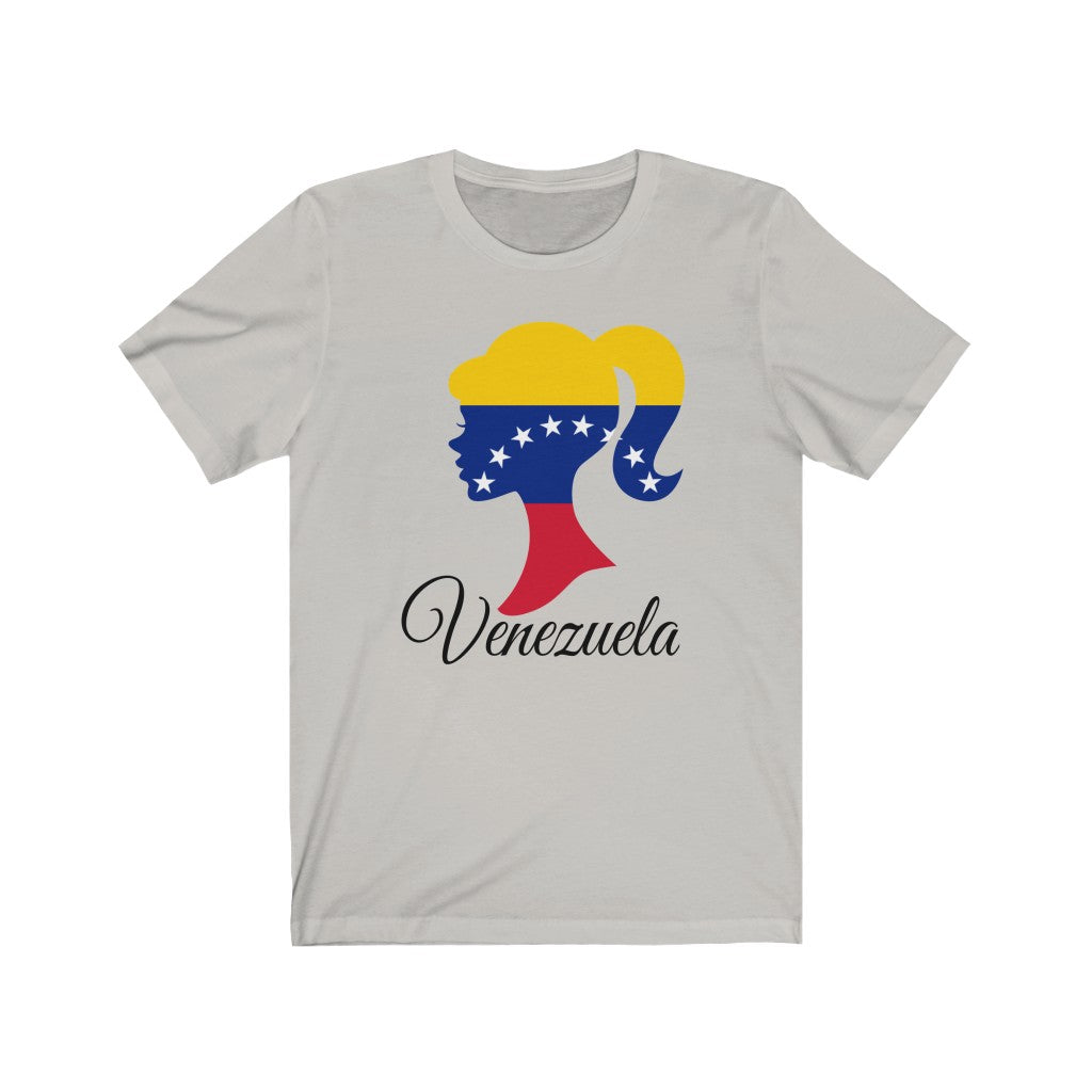 Venezuela Girl Flag Premium Tee 1 - Unisex