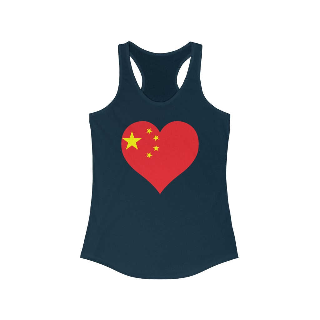 China Heart Flag Tank - Women