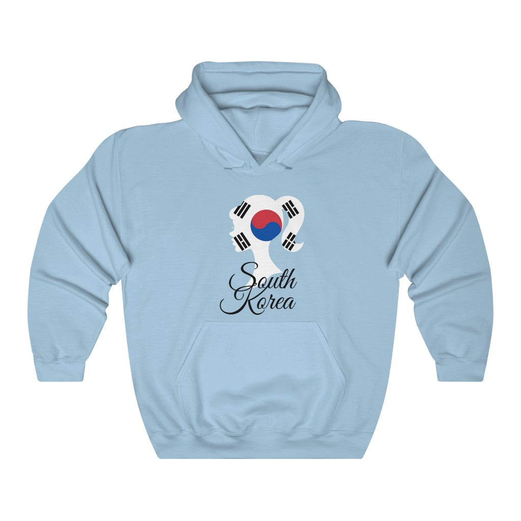 South Korea Girl Flag Hoodie Sweatshirt 1 - Unisex