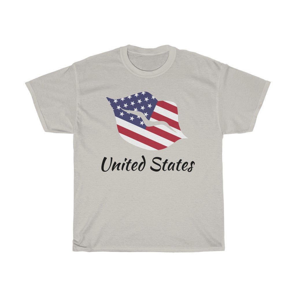 United States of America Lips Flag Standard Tee 1 - Unisex