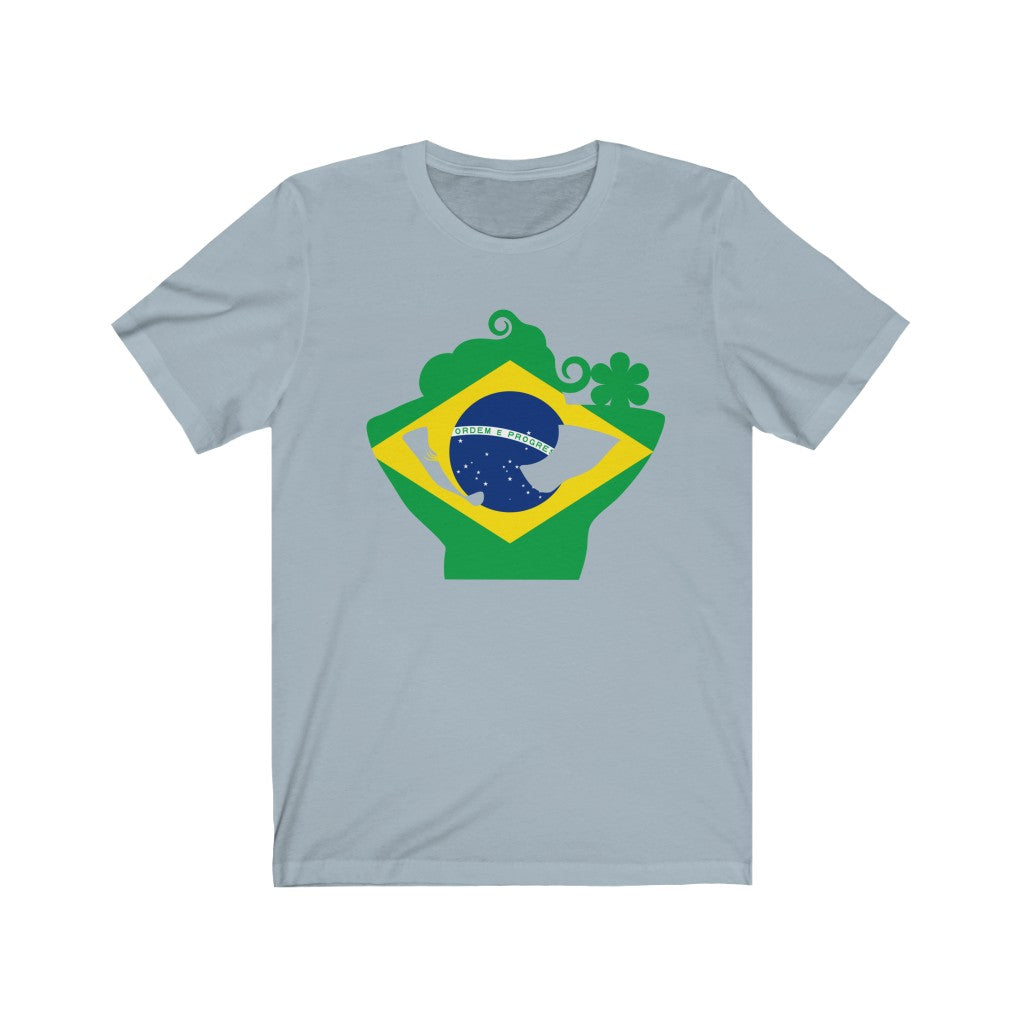 Brazil Lady Flag Premium Tee - Unisex