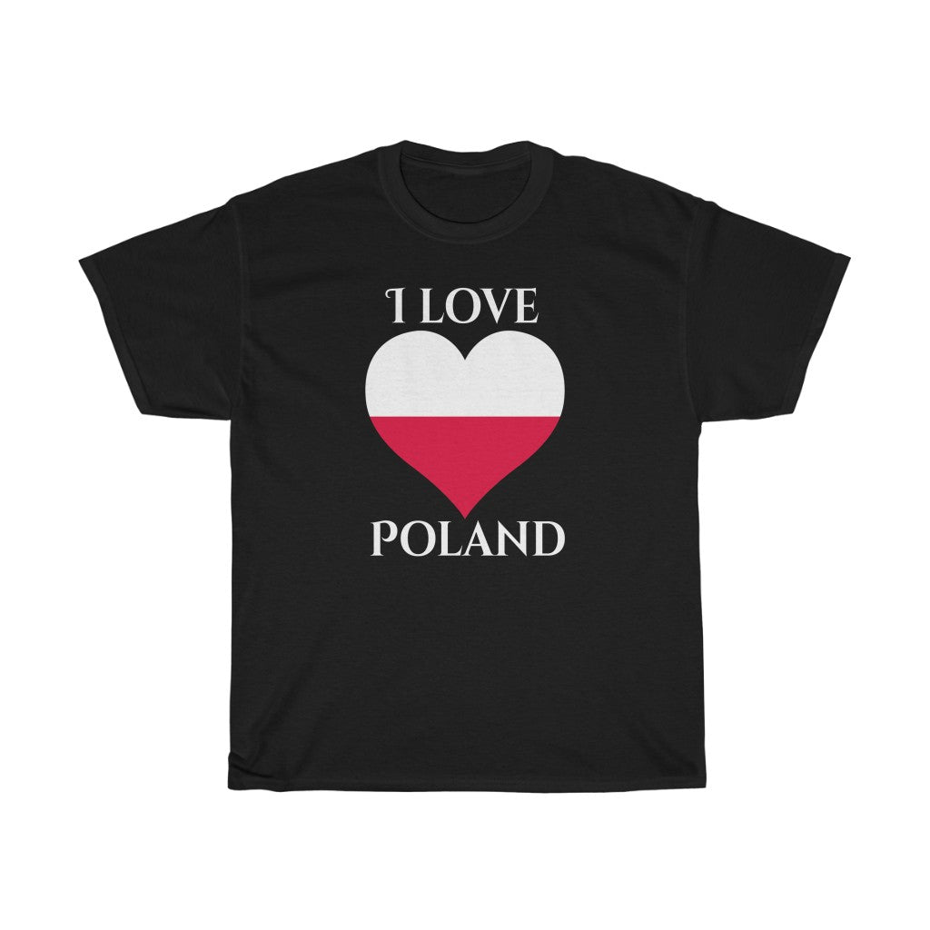 Poland Heart Flag Standard Tee 2 - Unisex