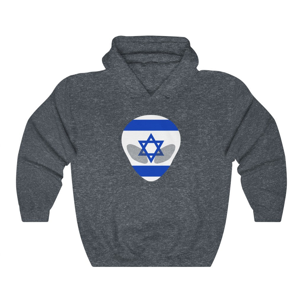 Israel Alien Flag Hoodie Sweatshirt - Unisex