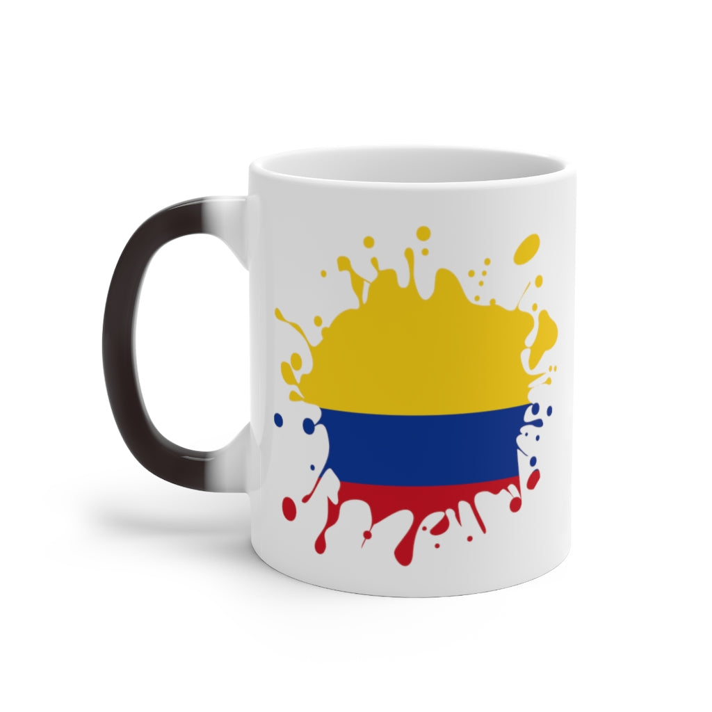 Colombia Splat Color Changing Mug