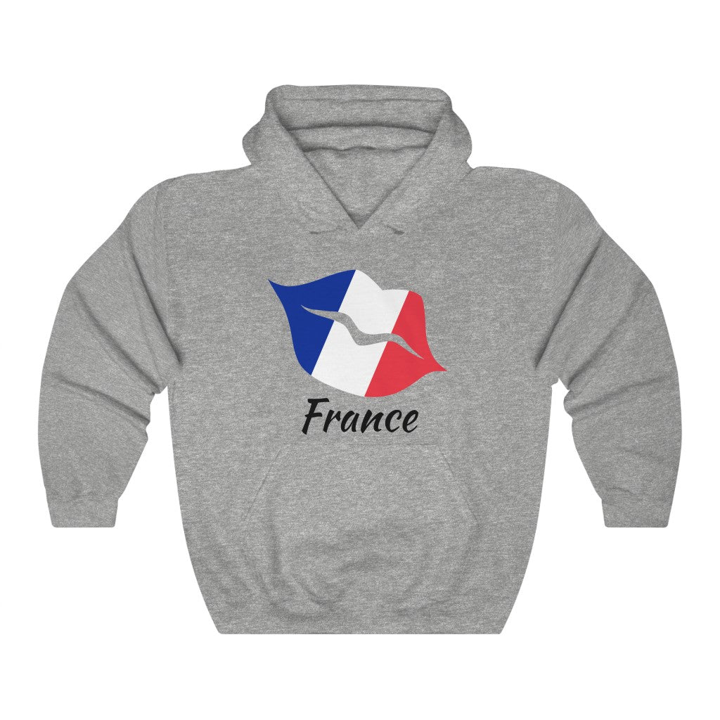 France Lips Flag Hoodie Sweatshirt 1 - Unisex