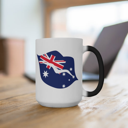 Australia Lips Color Changing Mug