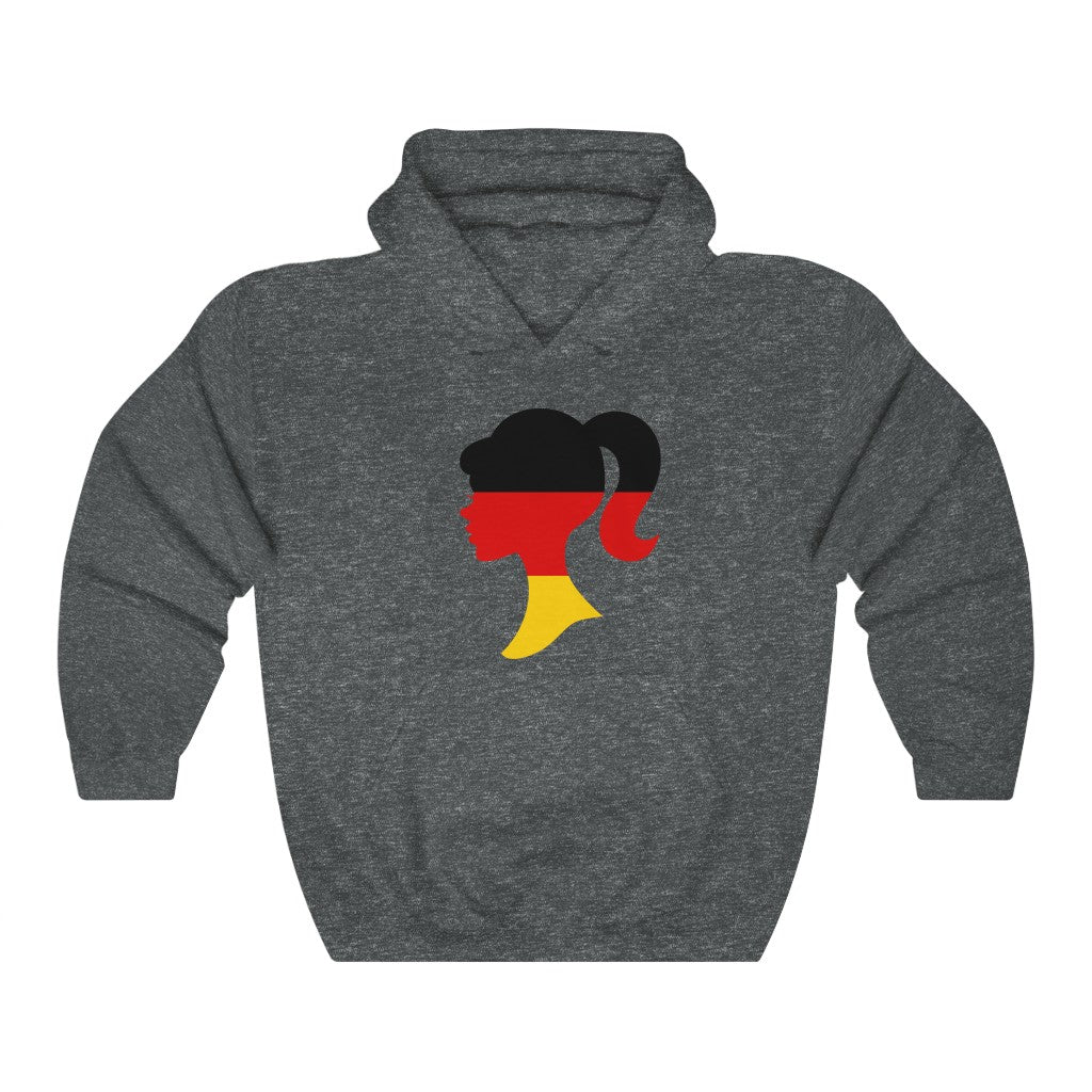 Germany Girl Flag Hoodie Sweatshirt - Unisex