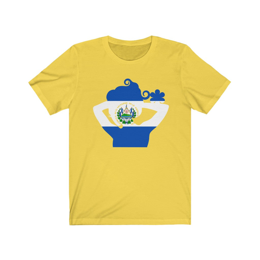 El Salvador Lady Flag Premium Tee - Unisex
