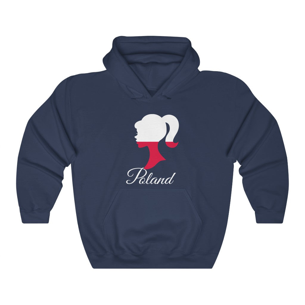 Poland Girl Flag Hoodie Sweatshirt 2 - Unisex
