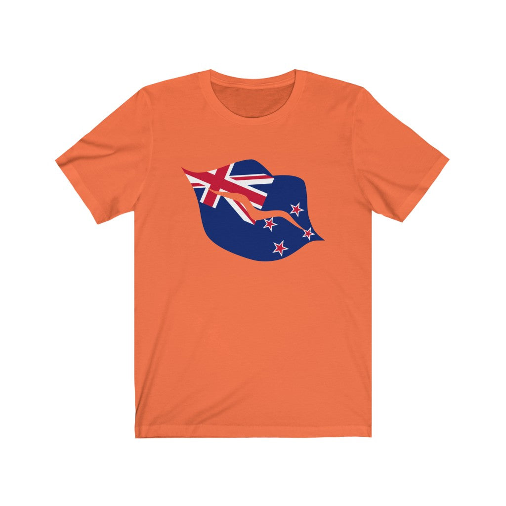 New Zealand Lips Flag Premium Tee - Unisex