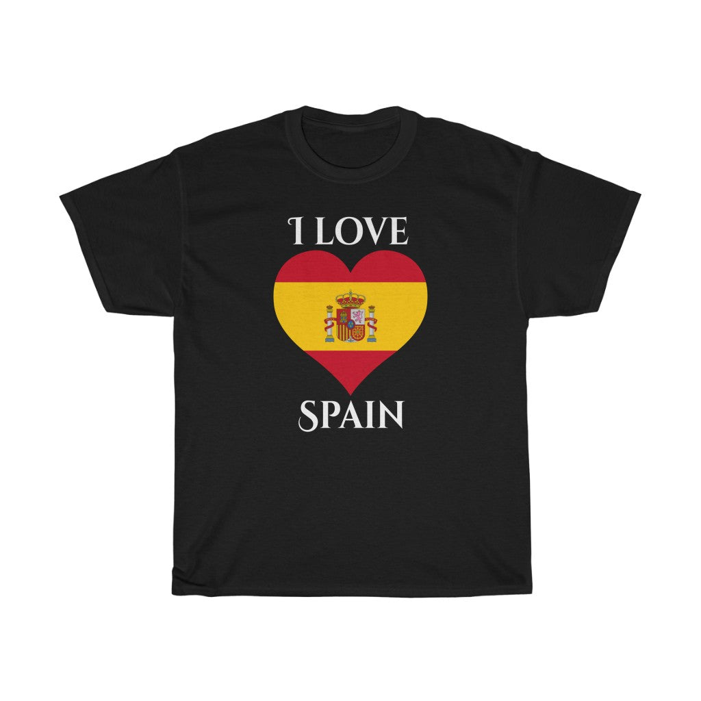 Spain Heart Flag Standard Tee 2 - Unisex