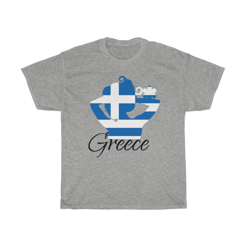 Greece Lady Flag Standard Tee 1 - Unisex