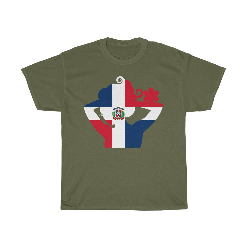 Dominican Republic Lady Flag Standard Tee - Unisex