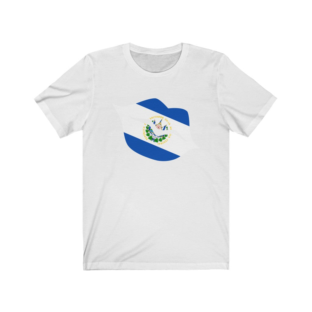 El Salvador Lips Flag Premium Tee - Unisex