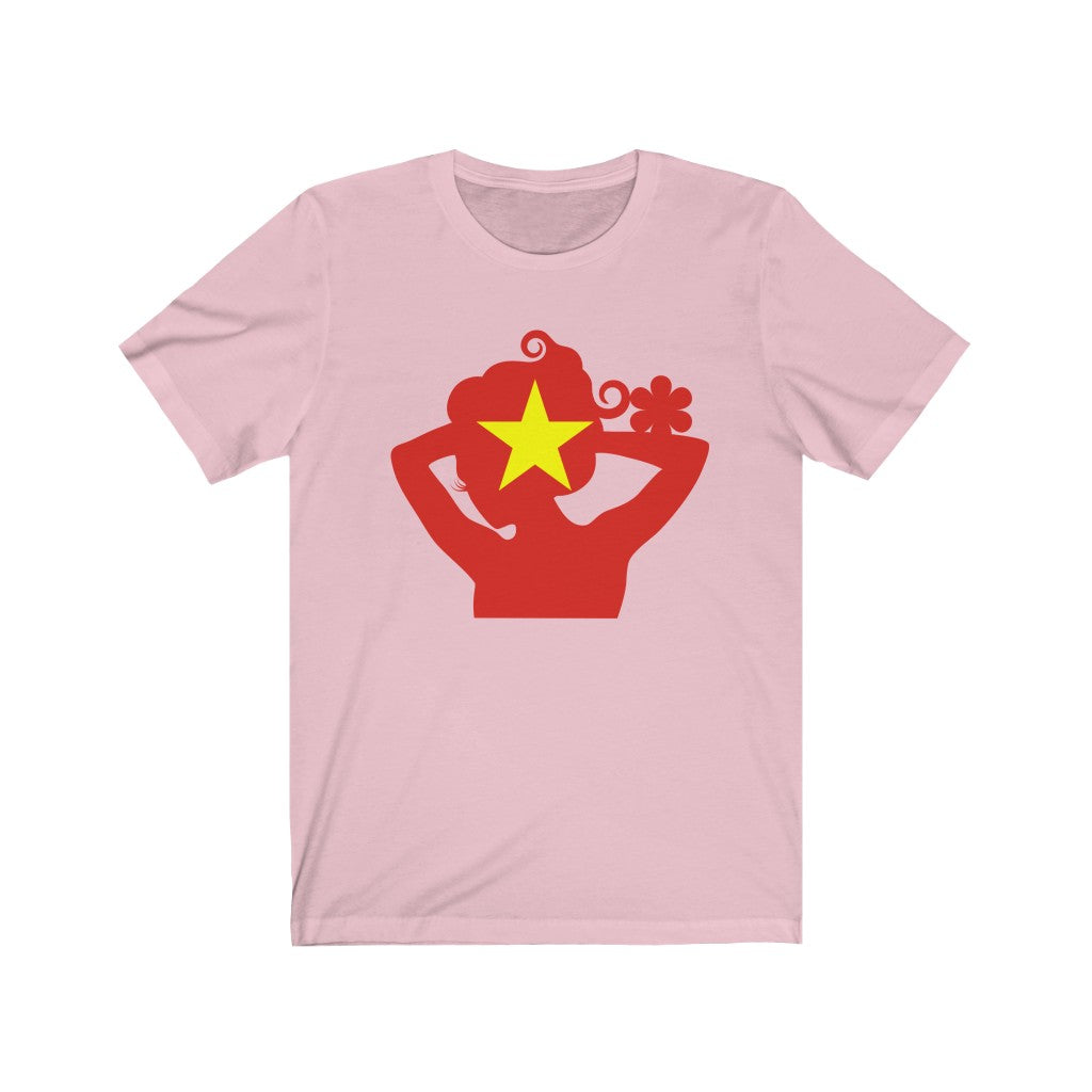 Vietnam Lady Flag Premium Tee - Unisex