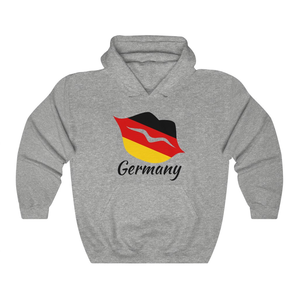 Germany Lips Flag Hoodie Sweatshirt 1 - Unisex
