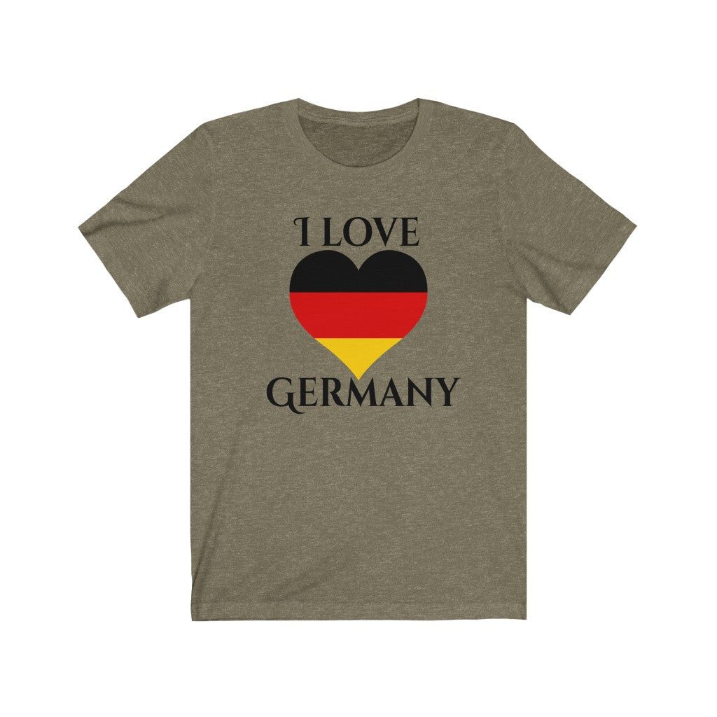 Germany Heart Flag Premium Tee 1 - Unisex