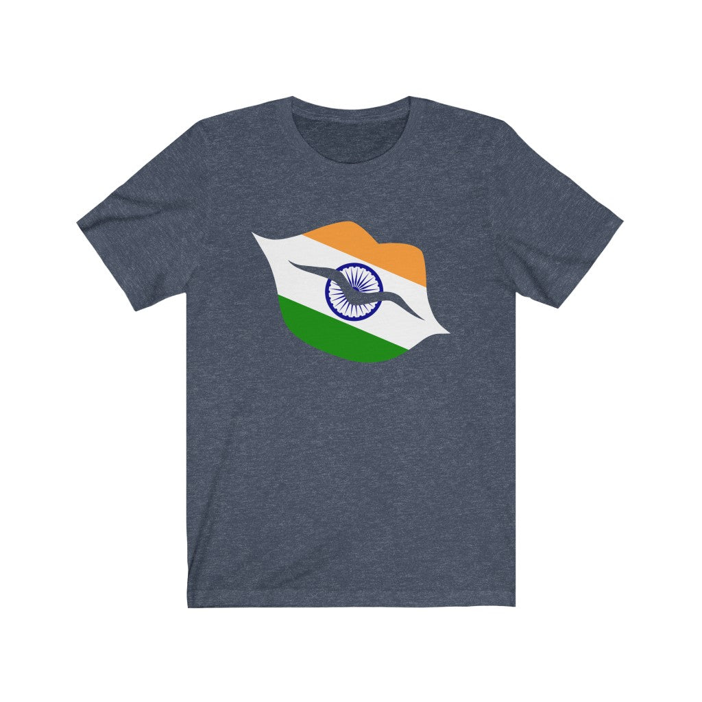 India Lips Flag Premium Tee - Unisex