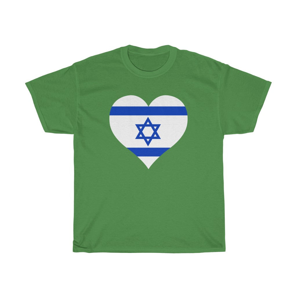 Israel Heart Flag Standard Tee - Unisex