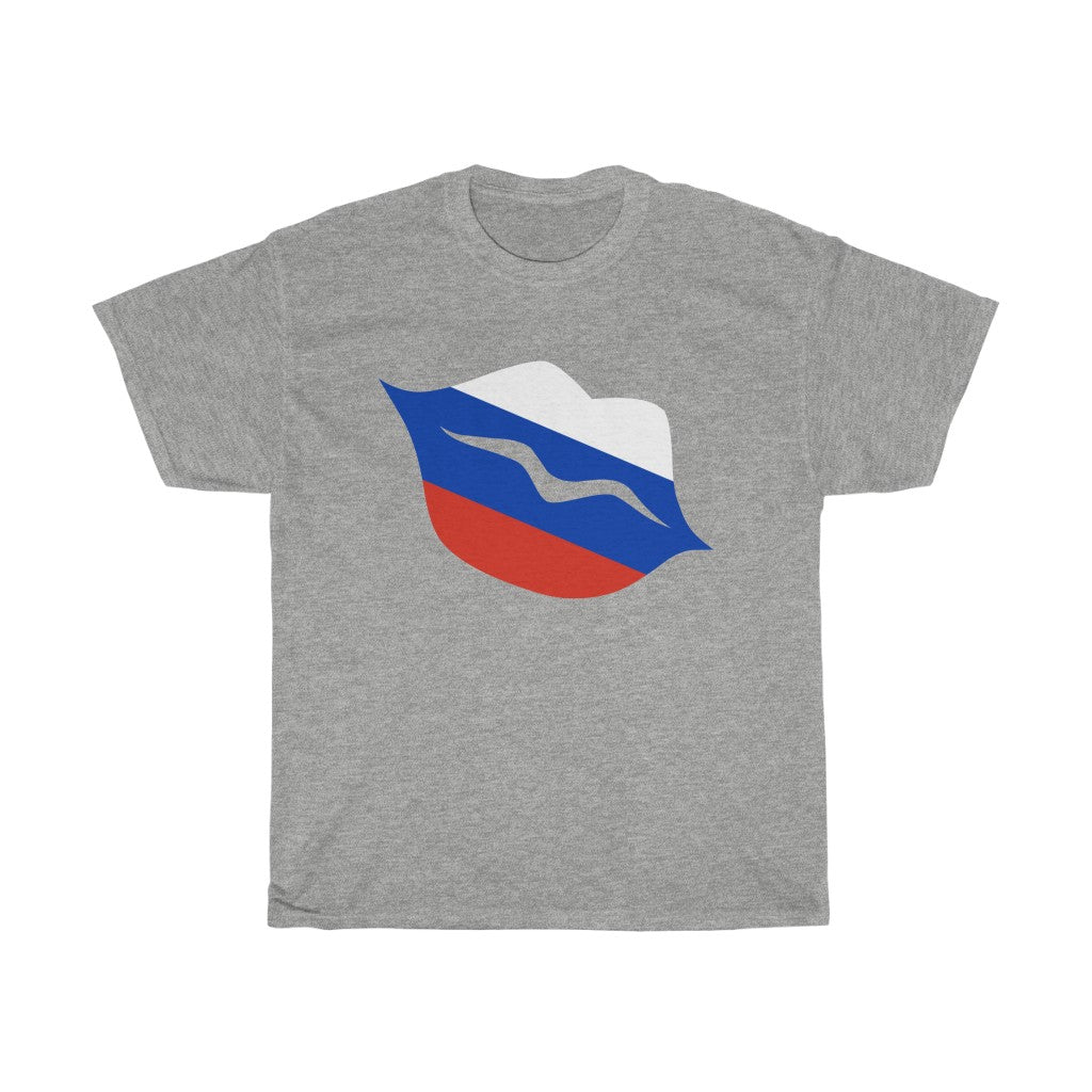 Russia Lips Flag Standard Tee - Unisex