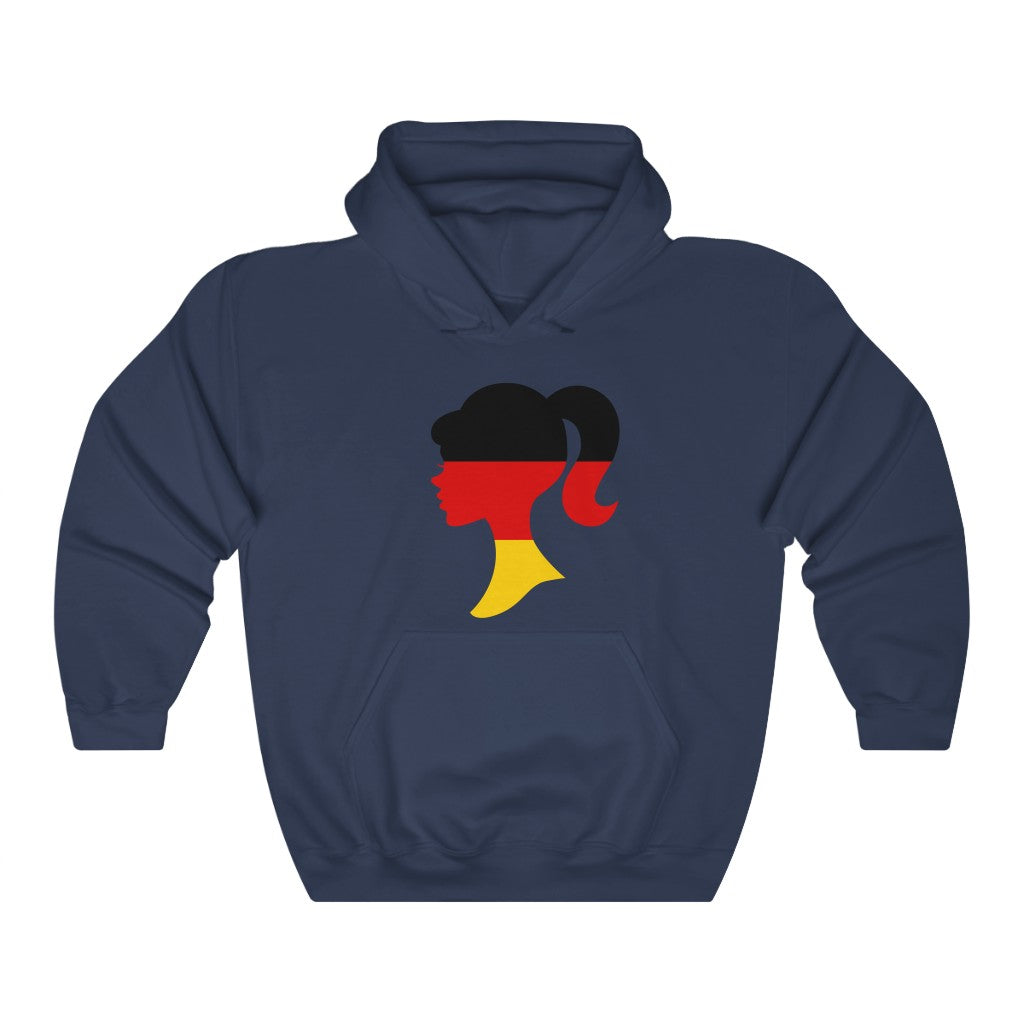 Germany Girl Flag Hoodie Sweatshirt - Unisex