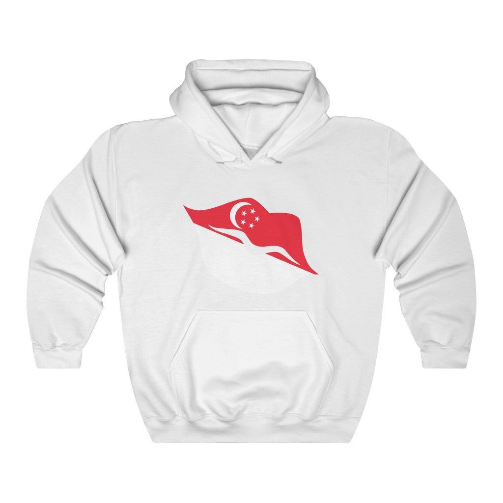 Singapore Lips Flag Hoodie Sweatshirt - Unisex