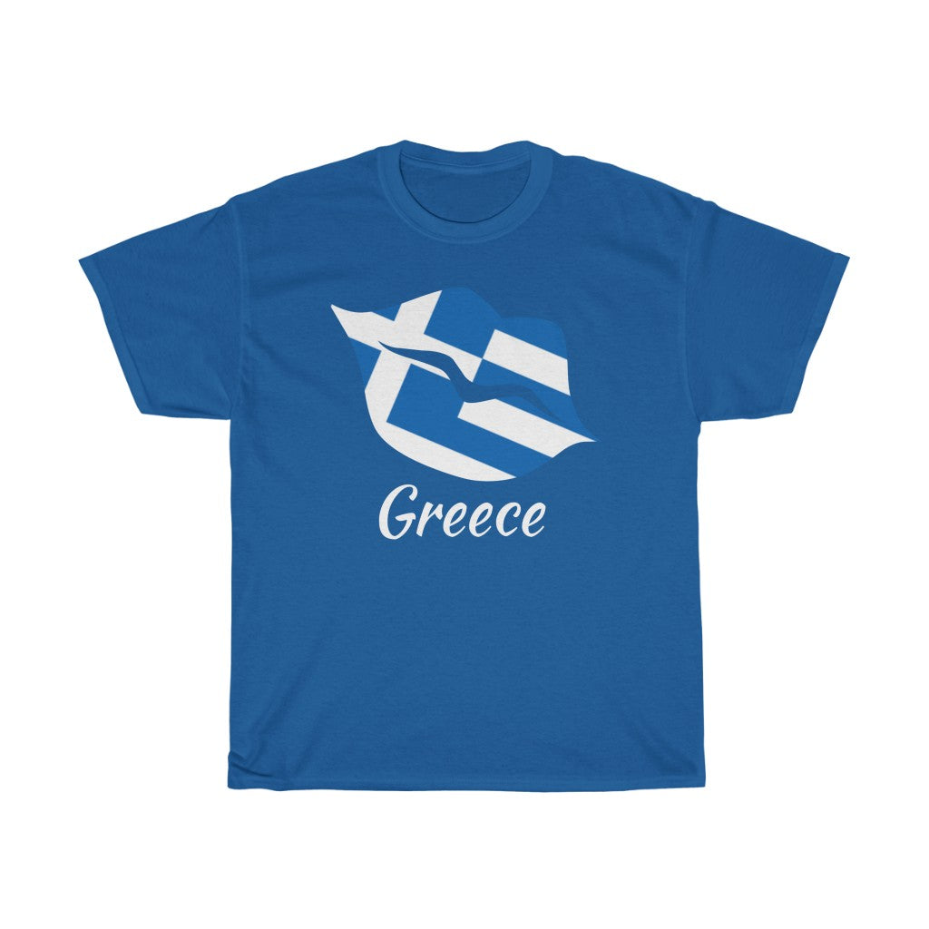 Greece Lips Flag Standard Tee 2 - Unisex
