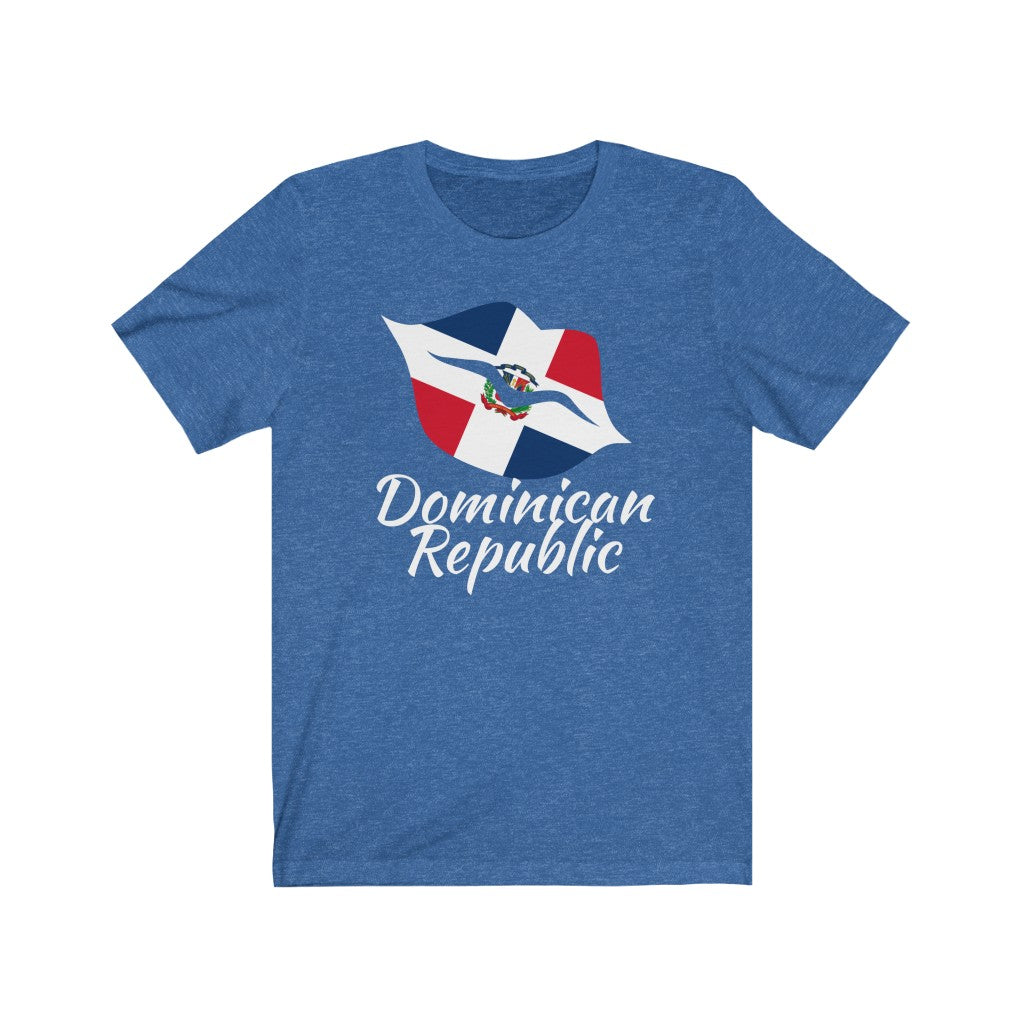 Dominican Republic Lips Flag Premium Tee 2 - Unisex