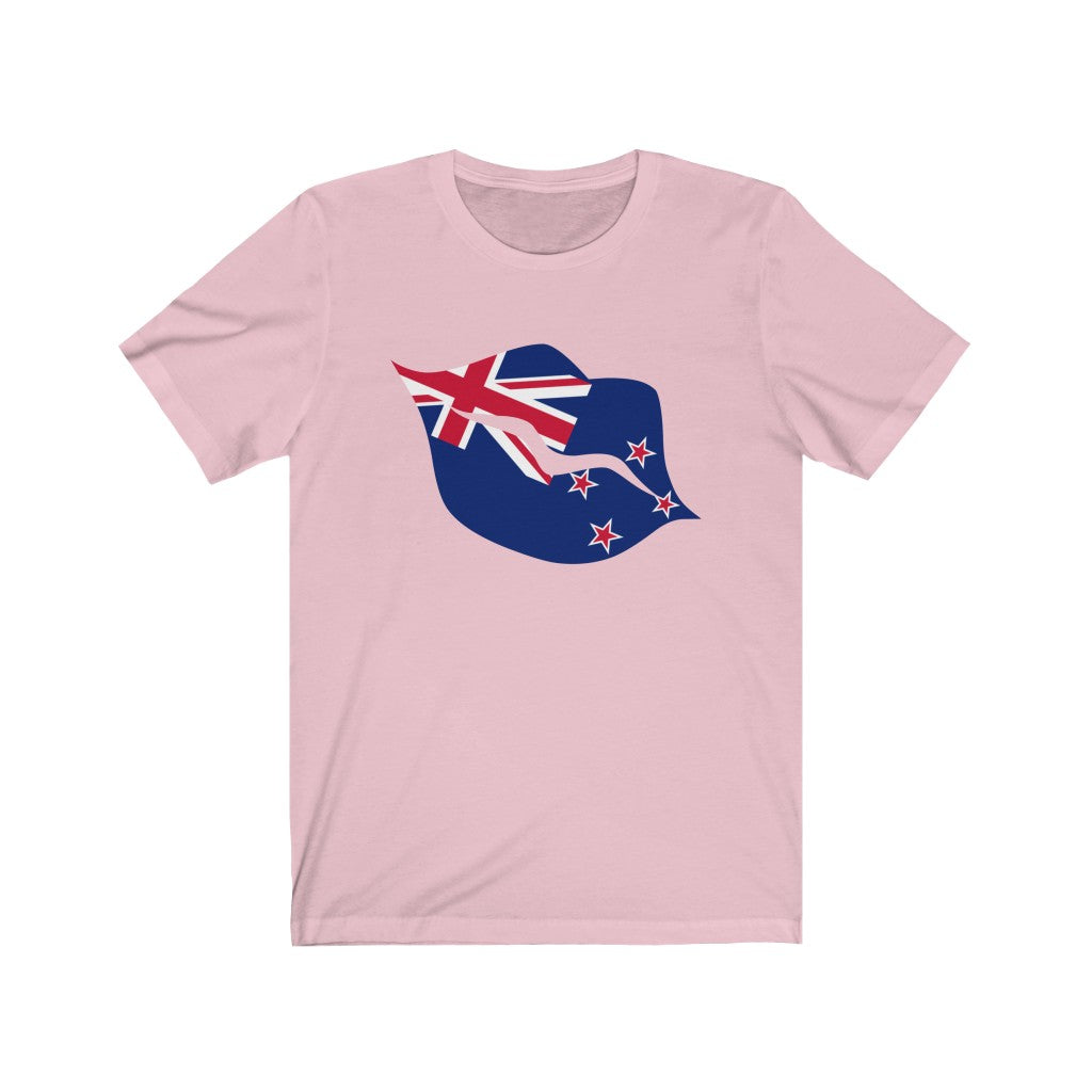 New Zealand Lips Flag Premium Tee - Unisex