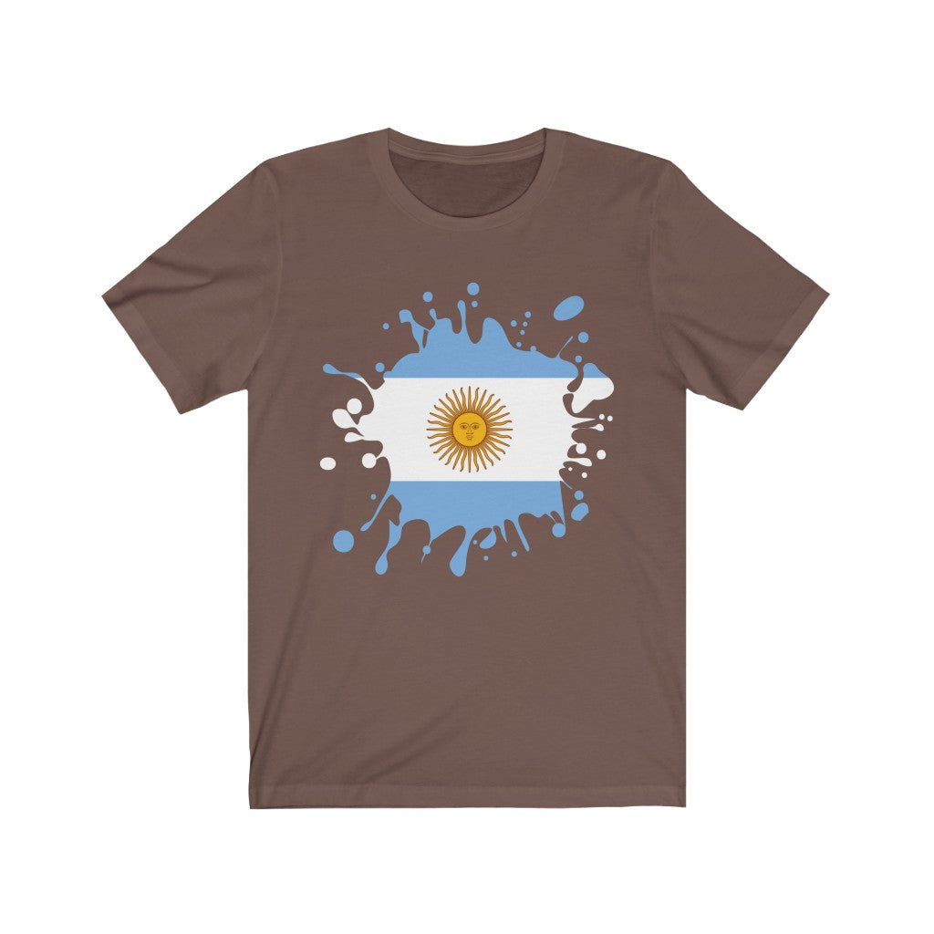 Argentina Splat Flag Premium Tee - Unisex