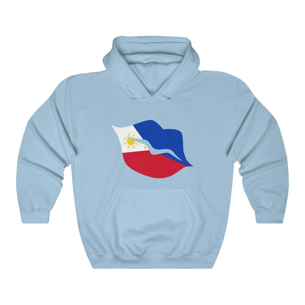 Philippines Lips Flag Hoodie Sweatshirt - Unisex