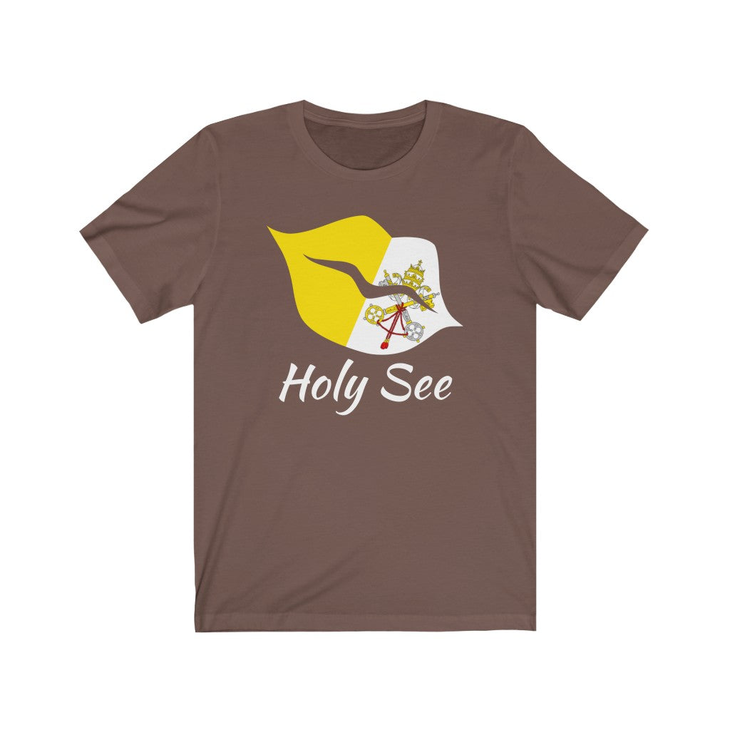Holy See Lips Flag Premium Tee 2 - Unisex
