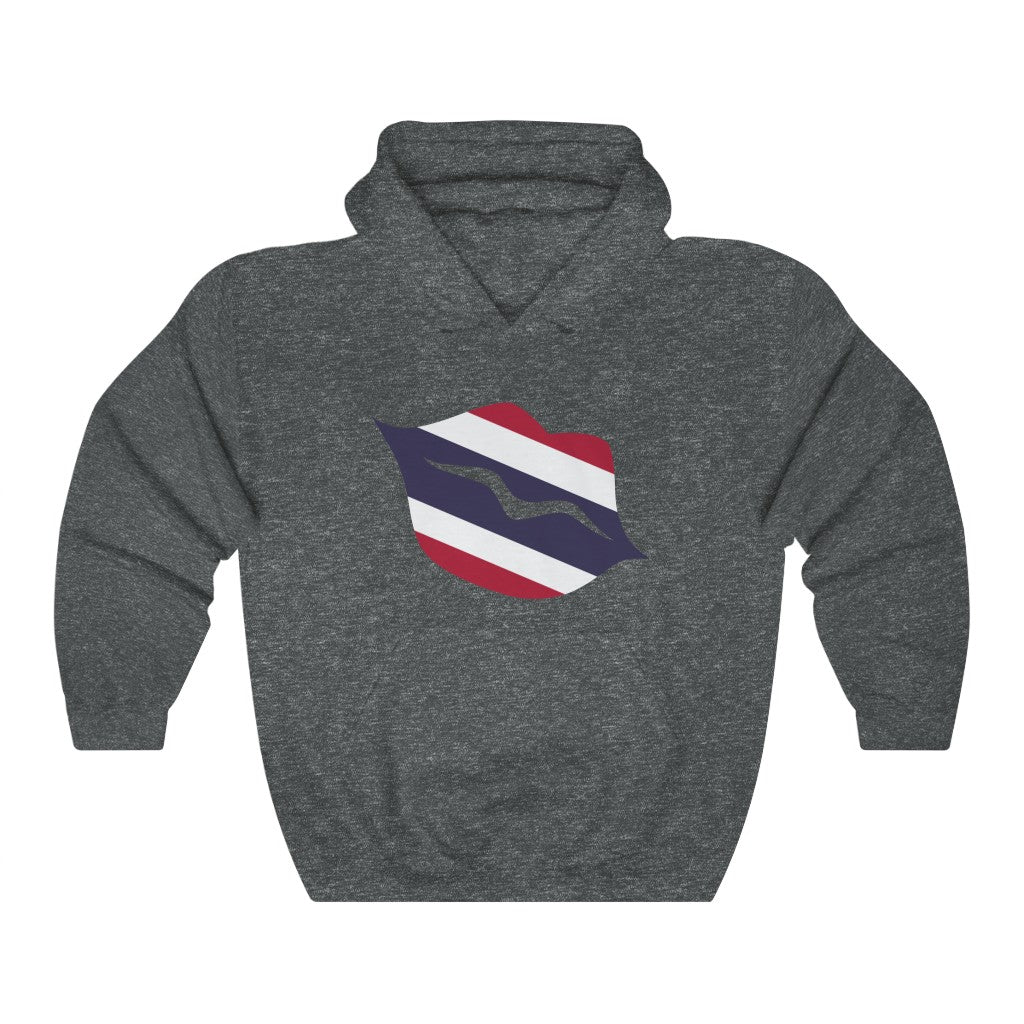 Thailand Lips Flag Hoodie Sweatshirt - Unisex
