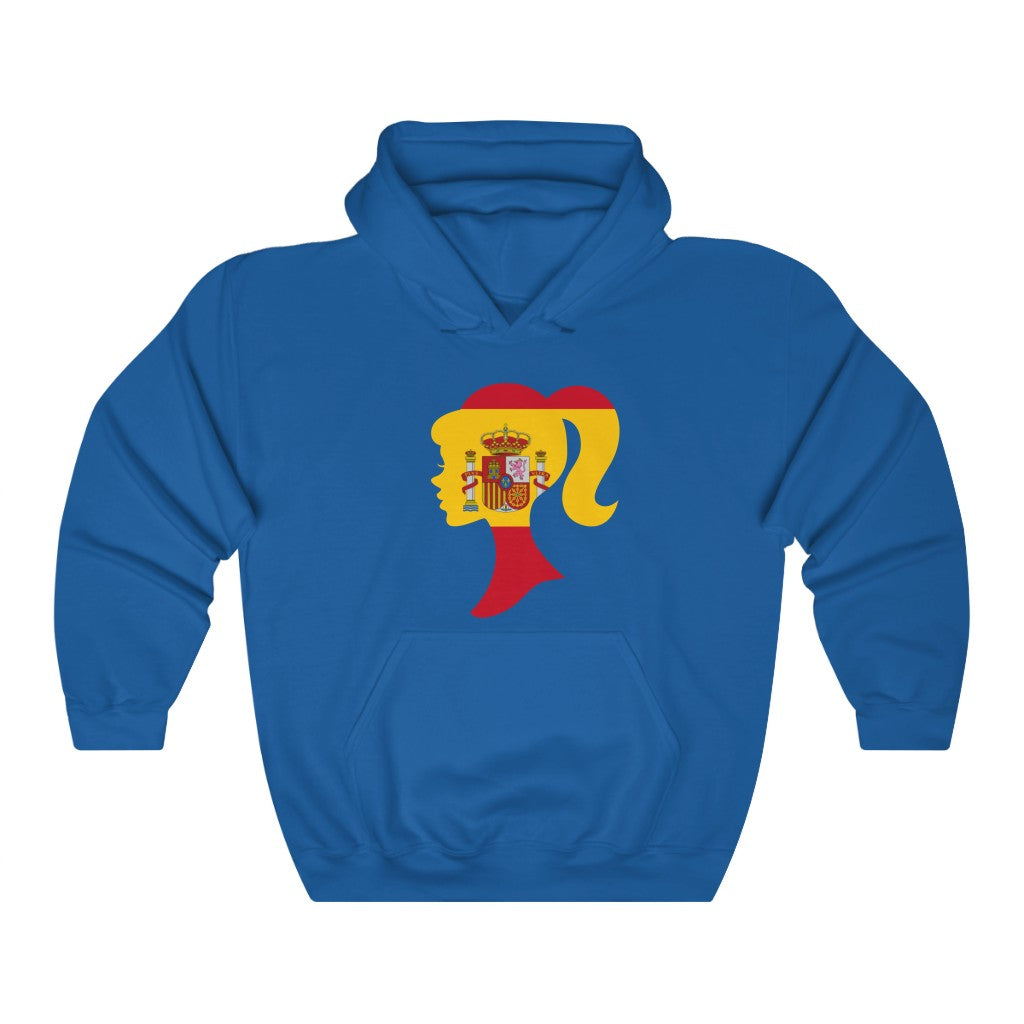 Spain Girl Flag Hoodie Sweatshirt - Unisex