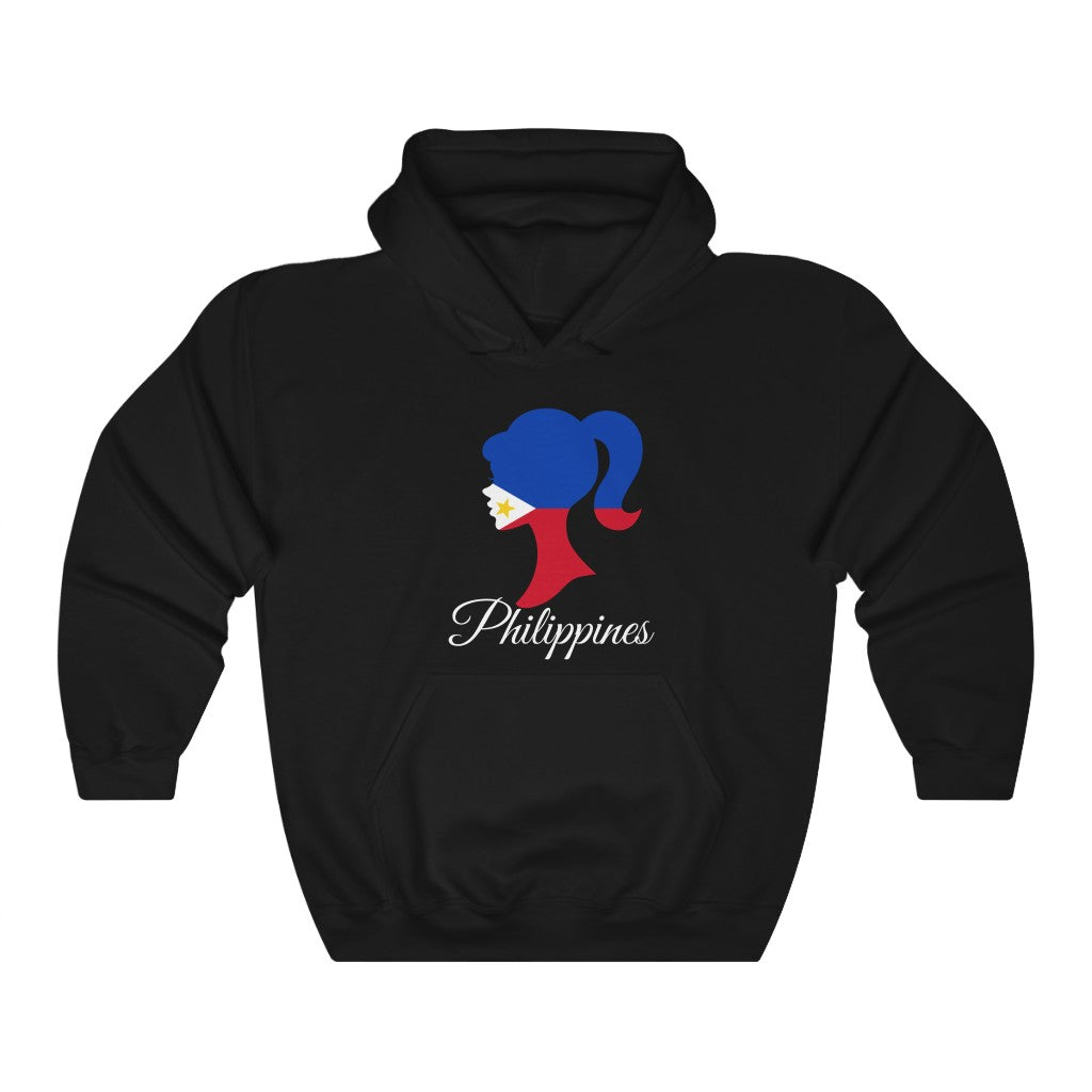 Philippines Girl Flag Hoodie Sweatshirt 2 - Unisex