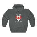 Canada Heart Flag Hoodie Sweatshirt 2 - Unisex