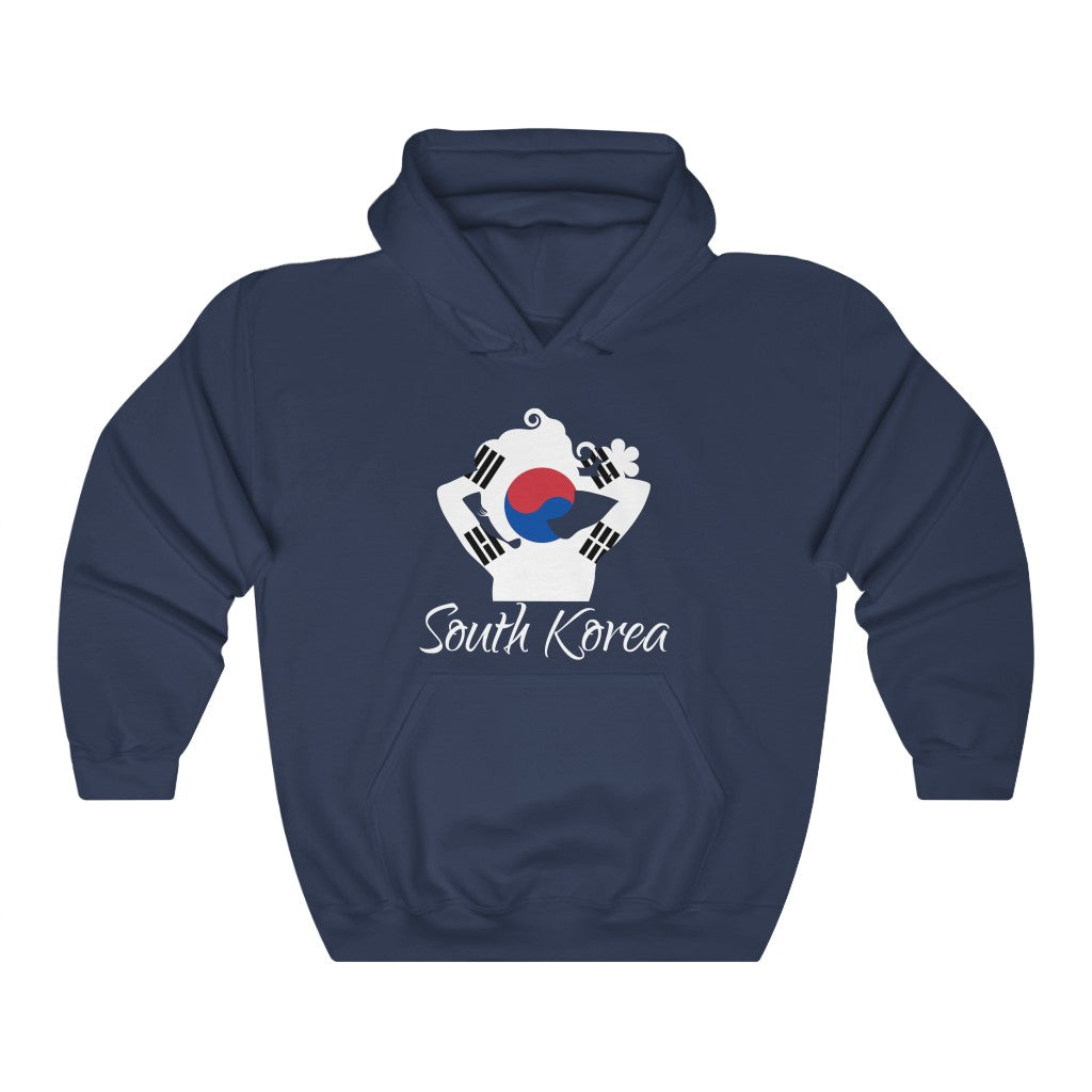 South Korea Lady Flag Hoodie Sweatshirt 2 - Unisex