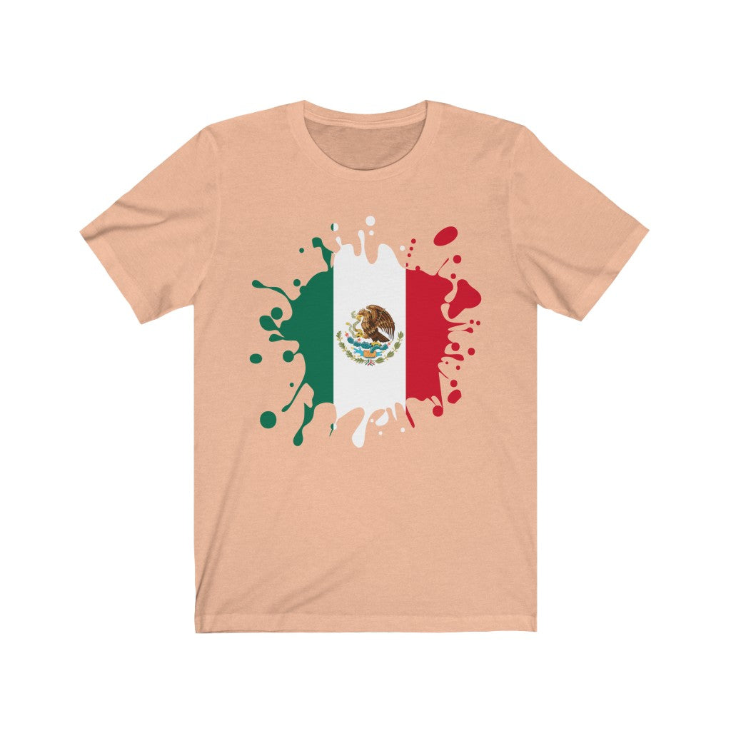 Mexico Splat Flag Premium Tee - Unisex