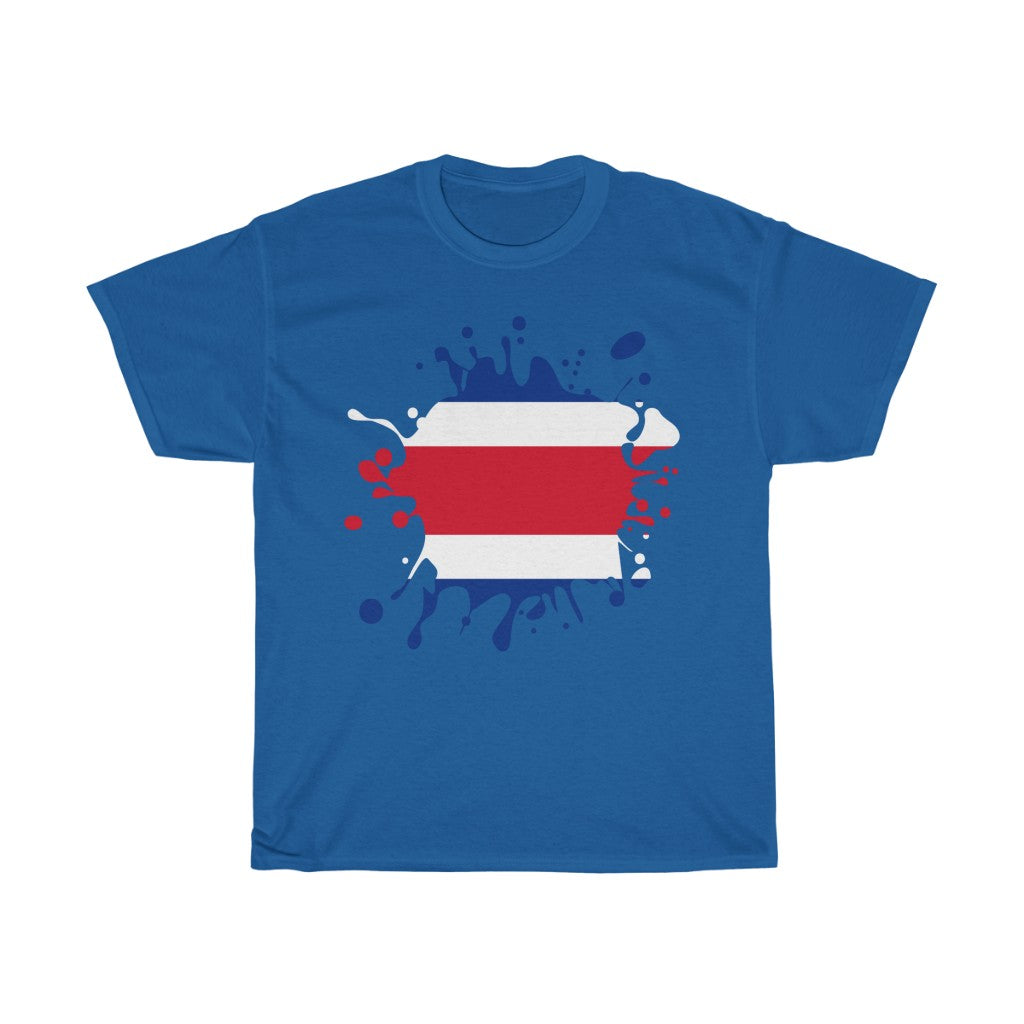 Costa Rica Splat Flag Standard Tee - Unisex