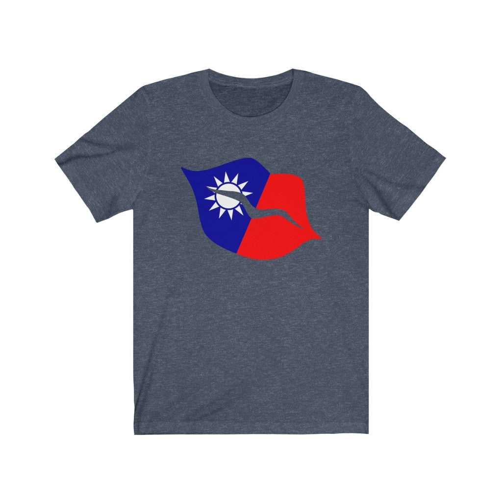 Republic of China - Taiwan Lips Flag Premium Tee - Unisex