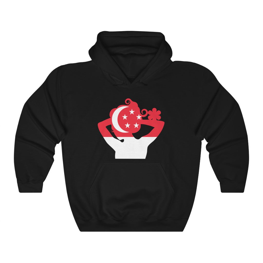 Singapore Lady Flag Hoodie Sweatshirt - Unisex