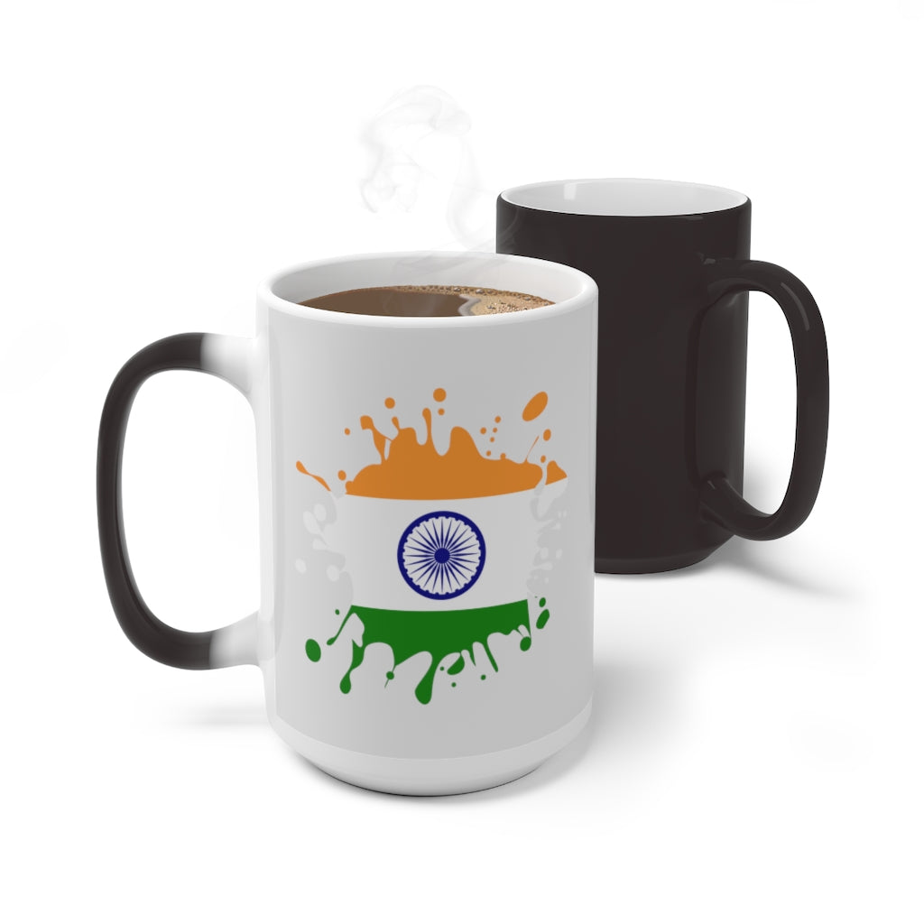 India Splat Color Changing Mug