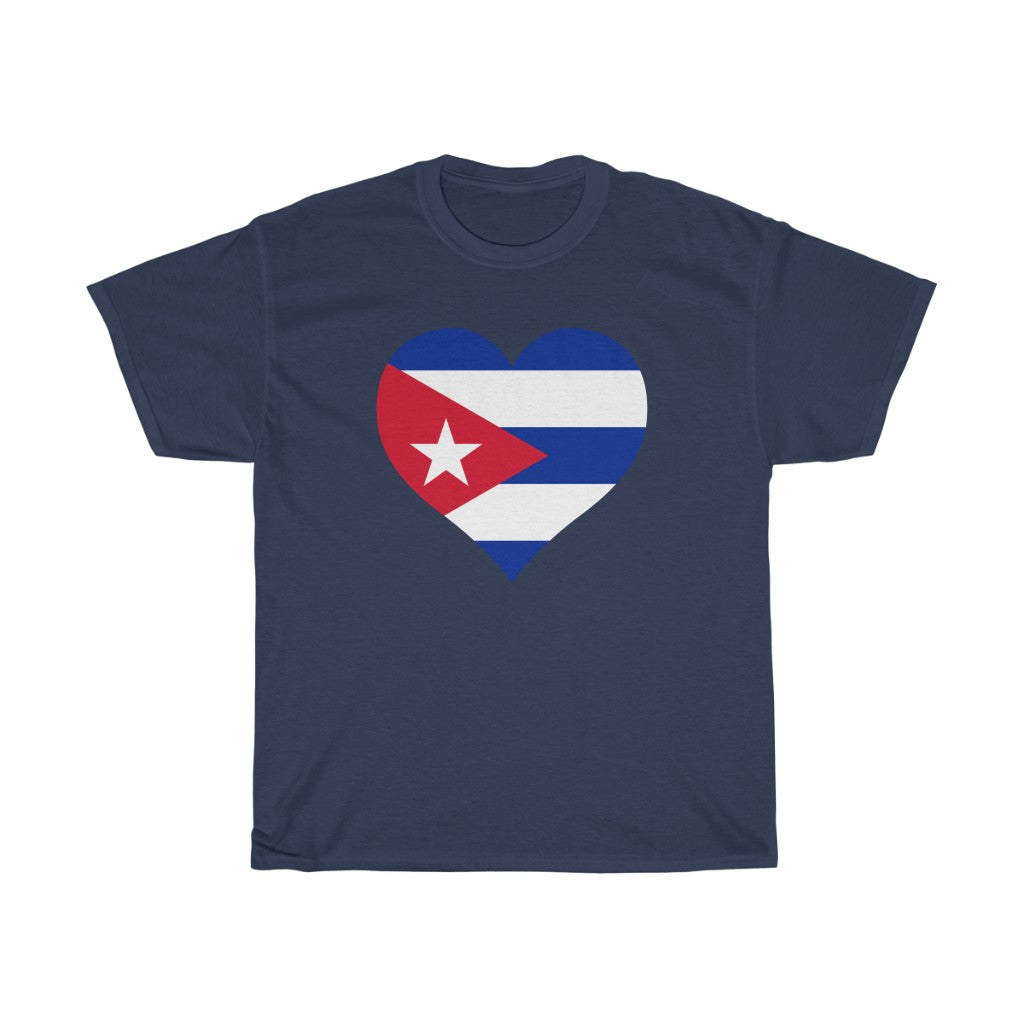 Cuba Heart Flag Standard Tee - Unisex