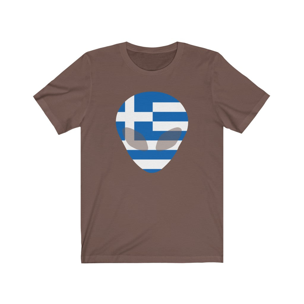 Greece Alien Flag Premium Tee - Unisex