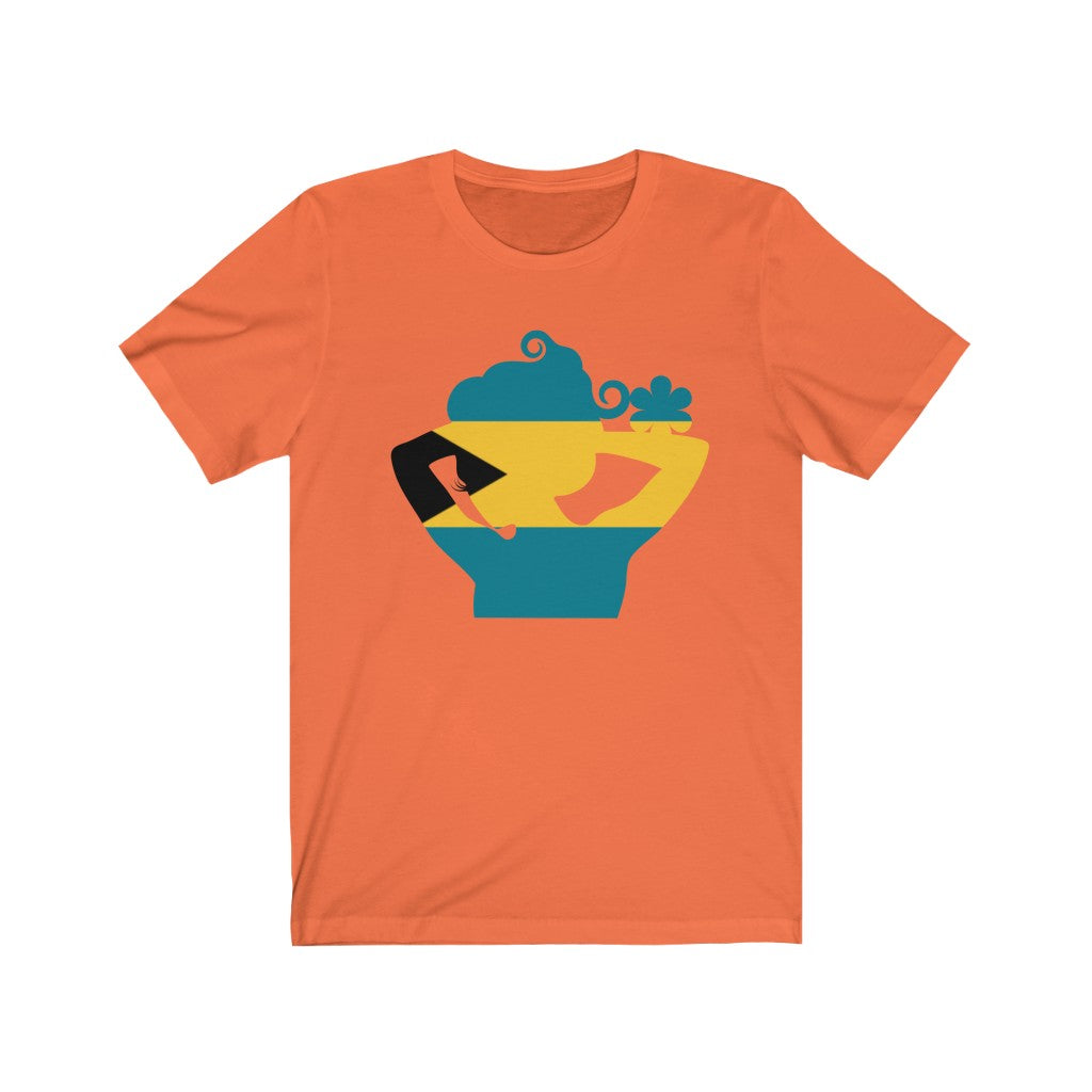 Bahamas Lady Flag Premium Tee - Unisex